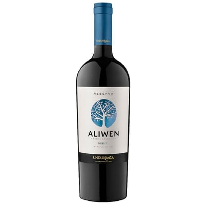 6 Vino Aliwen Rsva Merlot 750cc