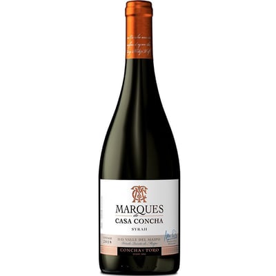 6 Vino Marques de Casa Concha Syrah 750cc