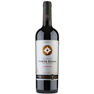 6 Vino Santa Digna Gran Rsva Carmenere 750cc