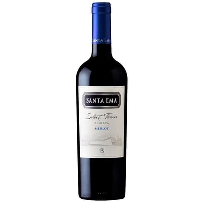 6 Vino Santa Ema Select Terroir Rsva Merlot 750cc