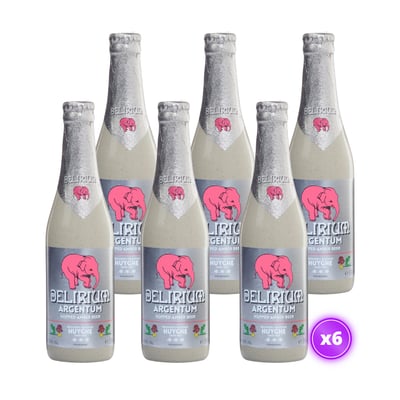 6x Cerveza Delirium Argentum 7˚ - Botella 330cc