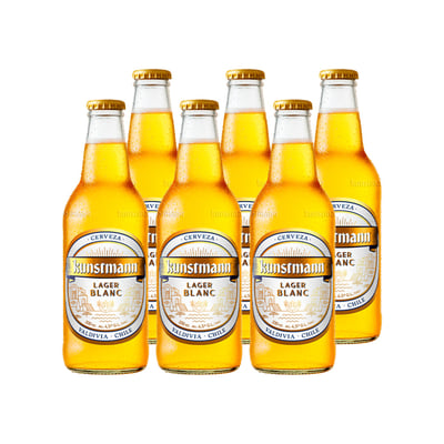 6x Cerveza Kunstmann Lager Blanc 4,5° 330cc (V.10/08/2026)
