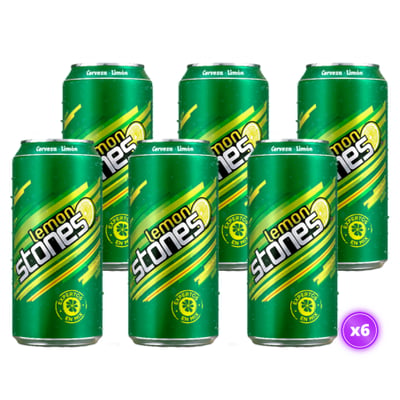 6x Cerveza Lemon Stone - Lata 470cc