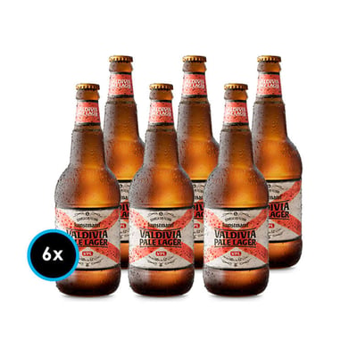 6x Cervezas Kunstmann Valdivia Pale Lager 330cc