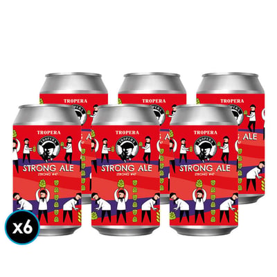 6x Cervezas Tropera Strong #47 en Lata 355cc