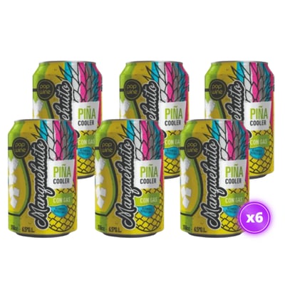 6x Espumante Manquehuito - Piña Lata - 350ml