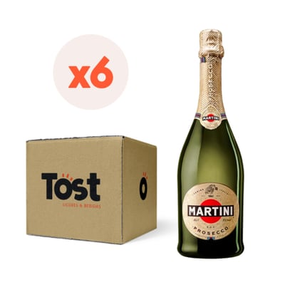 6x Espumante Martini Prosecco 750cc