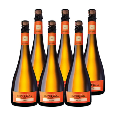 6x Espumante Undurraga Brut 750cc