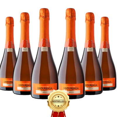 6x Espumante Undurraga - Brut 750ml