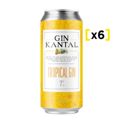 6x Gin Kantal Tropical 473