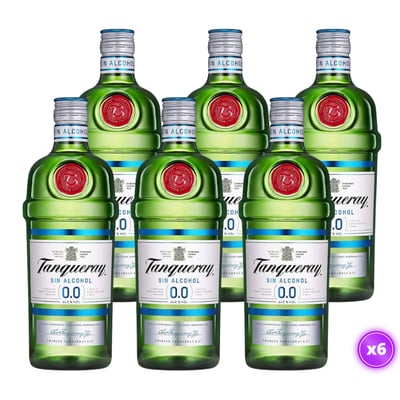 6x Gin Tanqueray 0,0 - Sin Alcohol 700ml