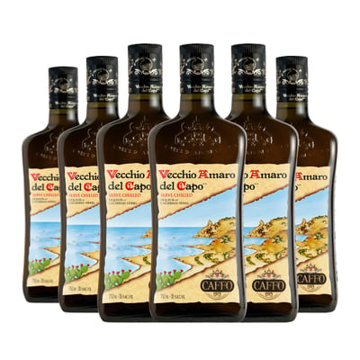 6x Licor Vecchio Amaro del Capo 35˚ - 750ml