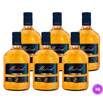 6x Pisco Mistral 35° Especial - 1L
