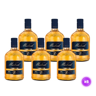 6x Pisco Mistral - Especial 35° - 750ml