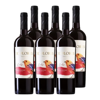 6x Vino 7 Colores Cortejo Cabernet Sauvignon 13° 750cc