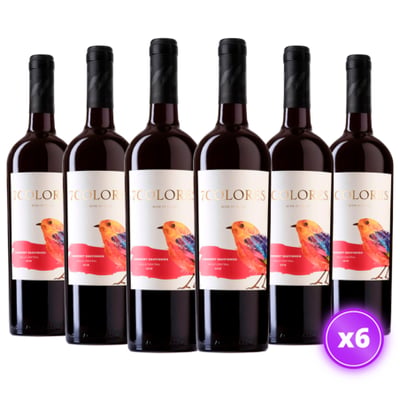 6x Vino 7 Colores Cortejo Cabernet Sauvignon - 750ml