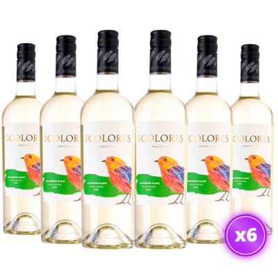 6x Vino 7 Colores Cortejo Sauvignon Blanc - 750ml