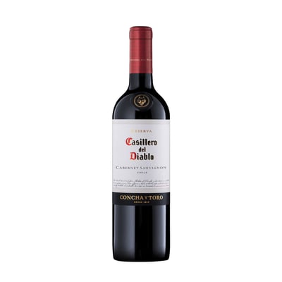 6x Vino Casillero del Diablo Reserva Cabernet Sauvignon 750cc
