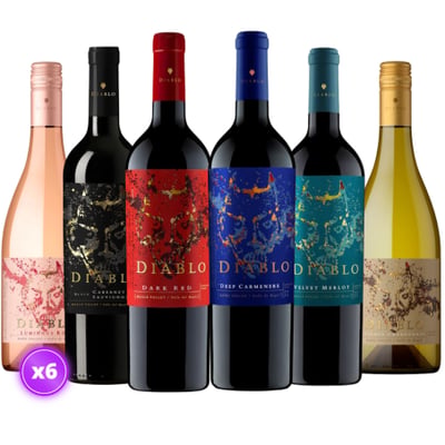 6x Vino Diablo - Mix Cepas - 750ml