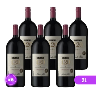 6x Vino Gran 120 Botellón - Cabernet Sauvignon - 2L