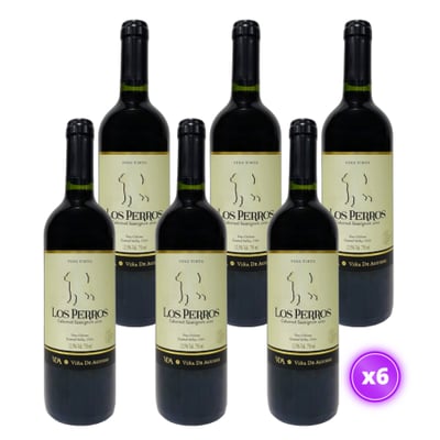 6x Vino Los Perros Varietal - Cabernet Sauvignon - 750ml