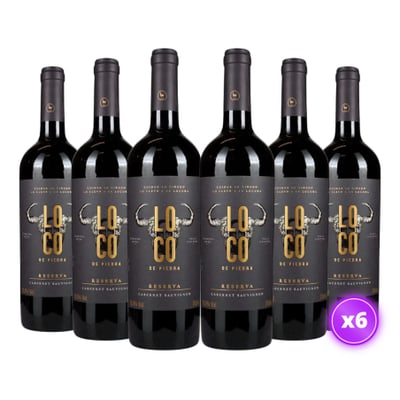 6x Vino Miguel Torres Loco de Piedra Cabernet Sauvignon - 750ml