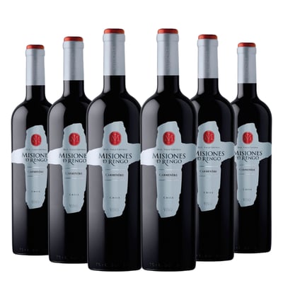 6x Vino Misiones de Rengo Varietal Carmenere - 750ml