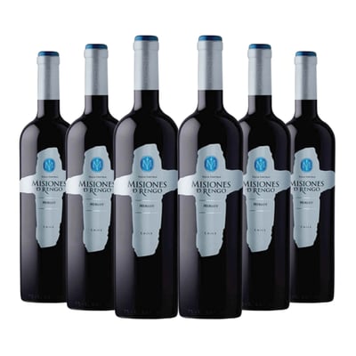 6x Vino Misiones de Rengo Varietal Merlot - 750ml