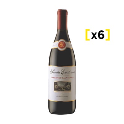 6x Vino Santa Emiliana Cabernet Sauvignon Botella 700cc