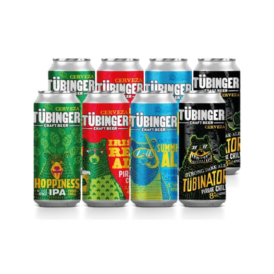 8 Cervezas Tubinger Caja Mixta 470cc