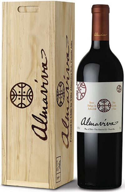 Almaviva Ensamblaje Tinto 2023 En Caja De Madera