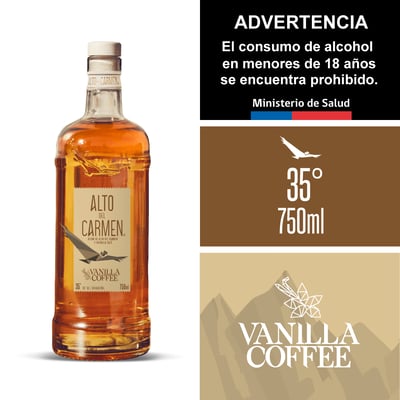 Alto Del Carmen Vanilla Coffee 35° 750 Ml