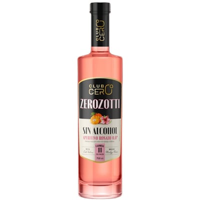 Aperitivo Zerozotti Rosato 0,0° Sin Alcohol 750cc