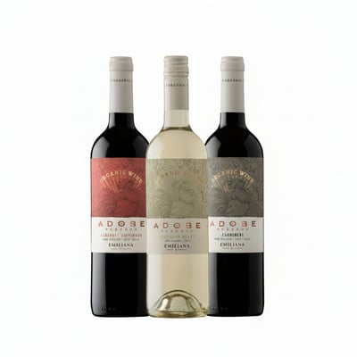 Arma tu Pack - 3x Vino Orgánico Adobe Reserva Cepas 750cc