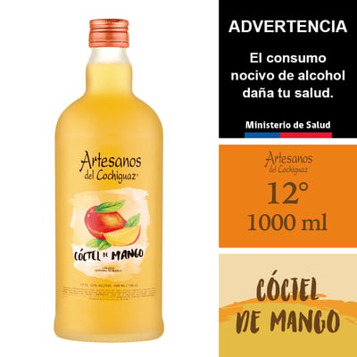 Artesanos Del Cochiguaz Mango Sour 12° 1,0 Lt.