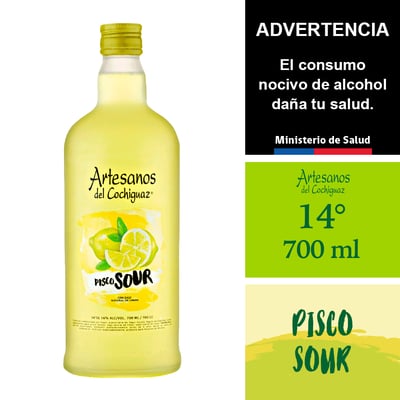 Artesanos Del Cochiguaz Sour 14° 700 Ml.