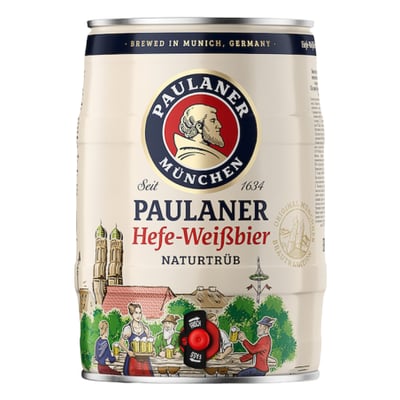 Barril Cerveza Paulaner - Weissbier Lager 5L
