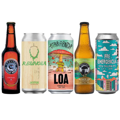 BEER CHOICE PACK N°11: 5x Cervezas Craft Imperdibles 