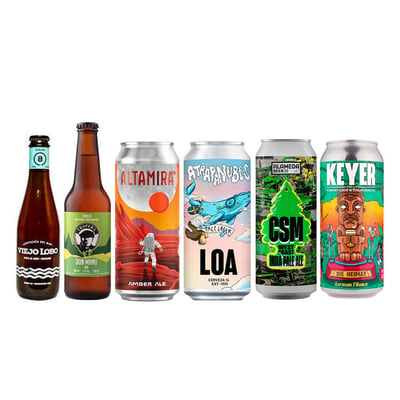 BEER CHOICE PACK N°7: 6x Cervezas Craft Imperdibles