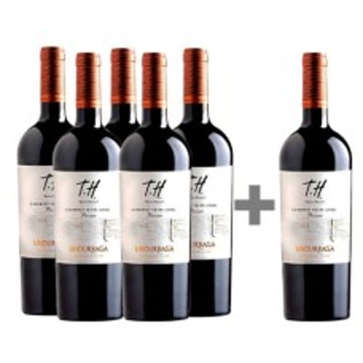 Caja 6 botellas Undurraga TH Cabernet Franc (PAGUE 5, LLEVE 6) ($7.491 c/u)