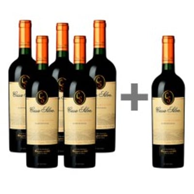 Caja 6 unidades Casa Silva Gran Terroir de los Andes Carmenere (PAGUE 5 LLEVE 6) ($8.742 c/u)