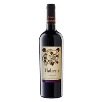 Caja 6 unidades Flaherty Carmenere ($7.990 c/u)