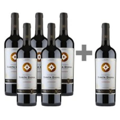 Caja 6 unidades Santa Digna Gran Reserva Carmenere ($4.991 c/u) 5*6