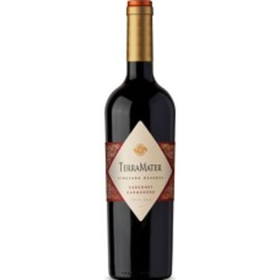 Caja 6 unidades TerraMater Vineyard Reserve Cabernet-Carmenere ($4.990 c/u)