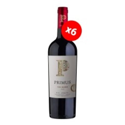 Caja 6 unidades Veramonte Primus The Blend, Edición Aniversario($6.590 c/u)