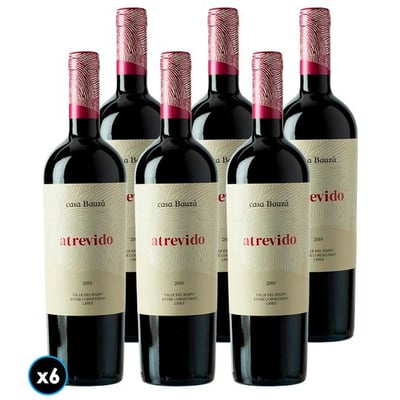 CAJA CASA BAUZÁ ATREVIDO (Ensamblaje): 6x Vino Casa Bauzá Atrevido Ensamblaje 750cc
