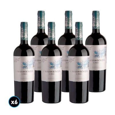 CAJA CASAS DEL BOSQUE GR (Cabernet Sauvignon): 6x Vino Casas del Bosque Gran Reserva Cabernet Sauvignon 750cc