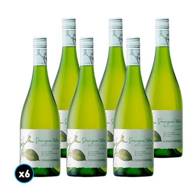 CAJA CASAS DEL BOSQUE LA CANTERA (Sauvignon Blanc): 6x Vino Casas Del Bosque La Cantera Sauvignon Blanc 750cc