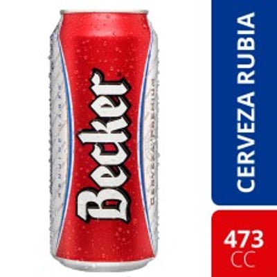 Caja de 12 unidades Cerveza Becker, 473cc  ($990 c/u)