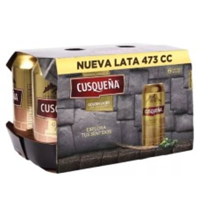 Caja de 24 unidades Cerveza Cusqueña 473 cc ( $990 c/u)
